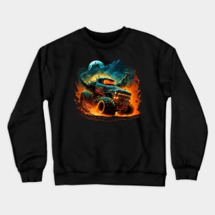 Monster Truck from Hell Crewneck Sweatshirt